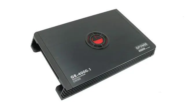 Alt view image 4 of 5 - Gravity GR4000.1 Monoblock 4000 WATTS Car Audio Stereo Amplifier 1 Ohm Stable with LED Indicator Class AB Technology MOSFET PWM Power Supply Remote Level Control