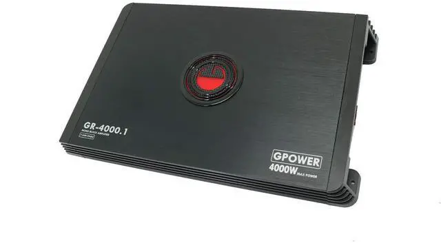 Alt view image 5 of 5 - Gravity GR4000.1 Monoblock 4000 WATTS Car Audio Stereo Amplifier 1 Ohm Stable with LED Indicator Class AB Technology MOSFET PWM Power Supply Remote Level Control