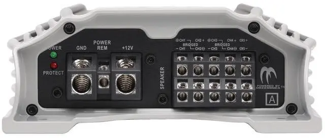 Alt view image 3 of 5 - Crunch PZ2-2030.5D POWERZONE 2000 Watt Mono Amplifier, 5-Channel Car Audio Amplifier, Bass Remote Included