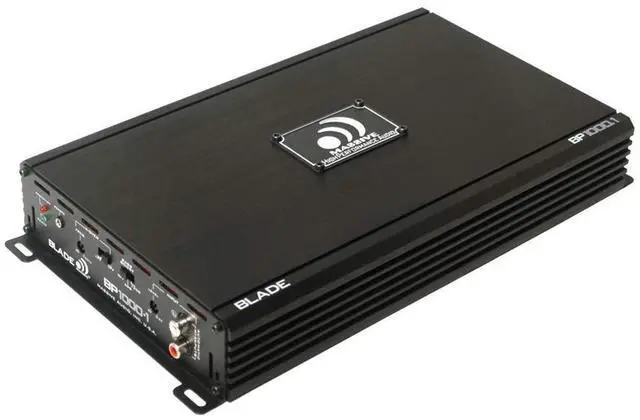 Alt view image 4 of 5 - Massive Audio BP1000.1 V2 Blade Series. 1000 Watts, 2 Ohm Stable, Class A/B Monoblock Car Amplifier with Bass Boost.