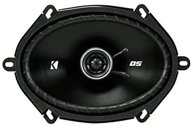 Alt view image 3 of 3 - KICKER DSC680 6x8-Inch (160x200mm) Coaxial Speakers, 4-Ohm Bundle