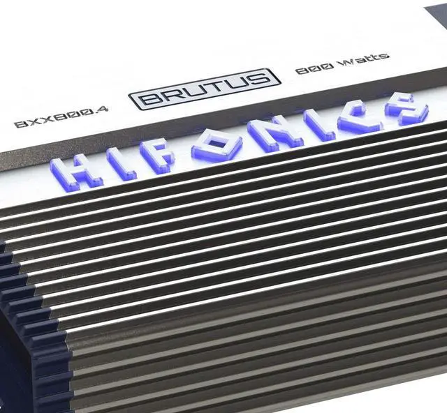 Alt view image 4 of 5 - Hifonics BXX800.4 Brutus 800W RMS A/B 4 Channel Speaker Car Audio Amplifier