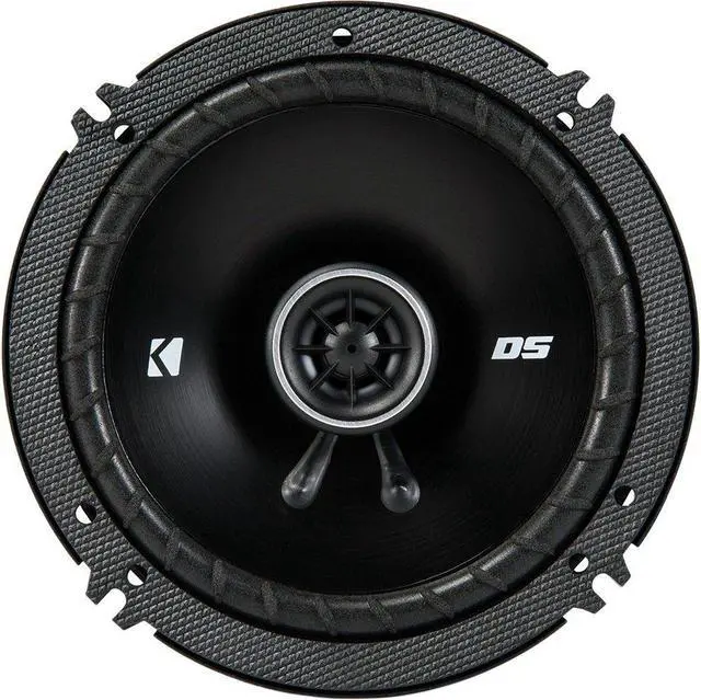 Alt view image 2 of 3 - KICKER Speaker Package of 2 Items: Four 6.5" DS Series Coaxial Speakers 4-Ohm - 2X 43DSC6504