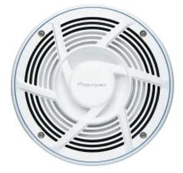 Alt view image 2 of 2 - PIONEER CAR TSME650FS ME-Series 6.5 inch White Marine Coaxial Speakers (Pair) 2-Way, 200 Watt Max Power, IPX7 Rated, Sports Grille Design