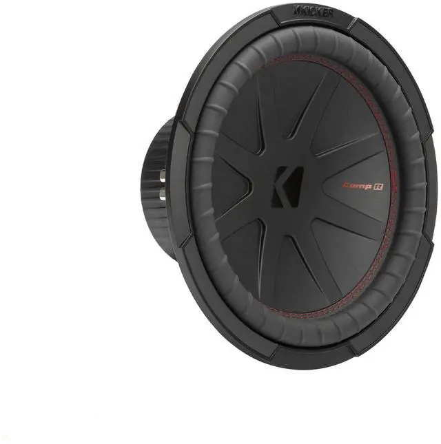 Main image of Kicker 48CWR124 CompR 12" Subwoofer, DVC, 4-ohm, 500 Watts RMS