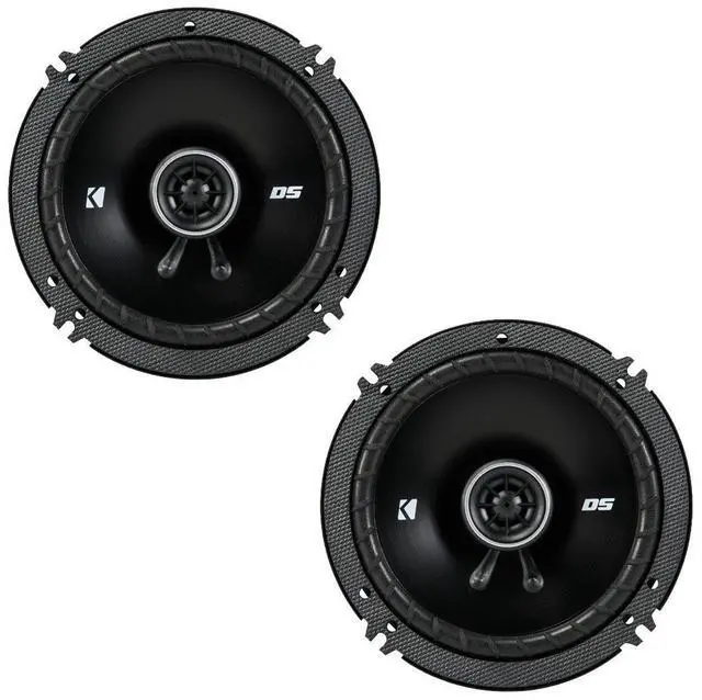 Alt view image 2 of 4 - KICKER DSC650 6.5-Inch (160-165mm) Coaxial Speakers, 4-Ohm Bundle