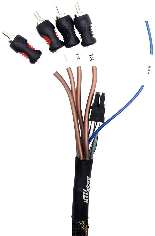 Alt view image 3 of 4 - UTV Stereo RZR Pro Series Ride Command Add an Amp w/Front & Rear RCA Outputs, Remote Wire and Speaker Wire - Polaris RZR Pro R, Turbo R & Pro XP