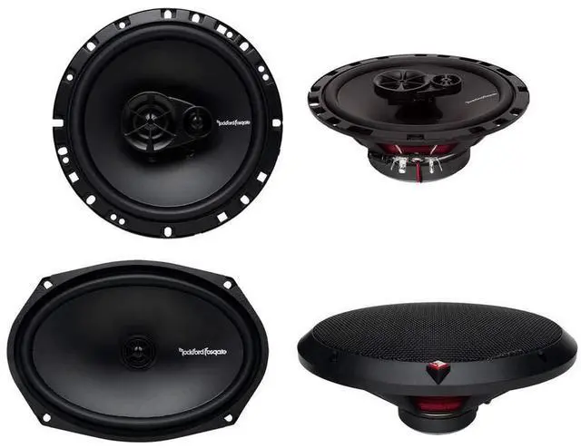 Main image of Rockford Fosgate R165X3 6.5" 90W 3 Way + 6x9" 130W 2 Way Coaxial Speakers