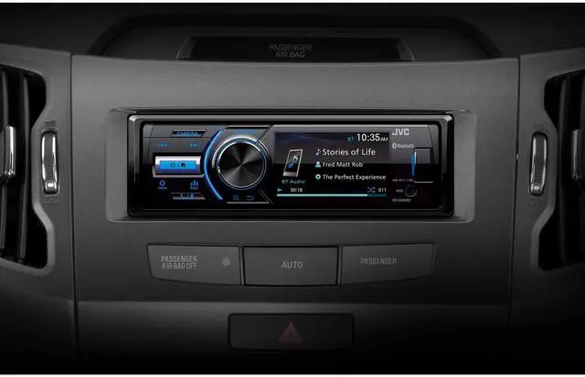 Alt view image 5 of 5 - JVC - KD-X560BT - Digital Media Car & Marine Bluetooth Receiver iPhone/Android/USB/AUX Car Stereo with Rear Camera Input
