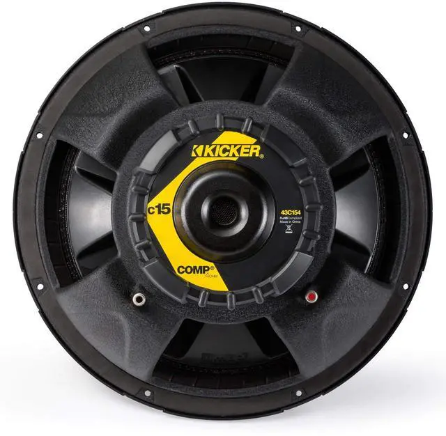 Alt view image 4 of 5 - Kicker Comp 15-inch (38cm) Subwoofer, 4-Ohm, RoHS Compliant