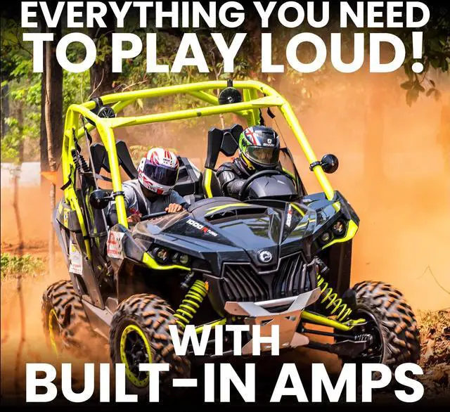 Alt view image 2 of 5 - BOSS Audio Systems BM40AMPBT ATV UTV Waketower Speaker System - Bluetooth, 500 Watts of Power Per Pair, 4 Inch Woofer, Full Range, 2 Way, Marine grade, Weatherproof, Sold in Pairs