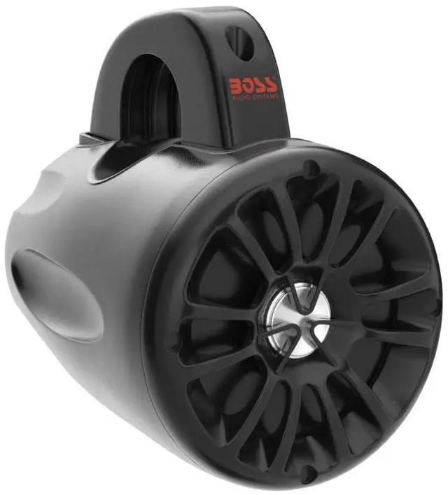 Alt view image 4 of 5 - BOSS Audio Systems BM40AMPBT ATV UTV Waketower Speaker System - Bluetooth, 500 Watts of Power Per Pair, 4 Inch Woofer, Full Range, 2 Way, Marine grade, Weatherproof, Sold in Pairs