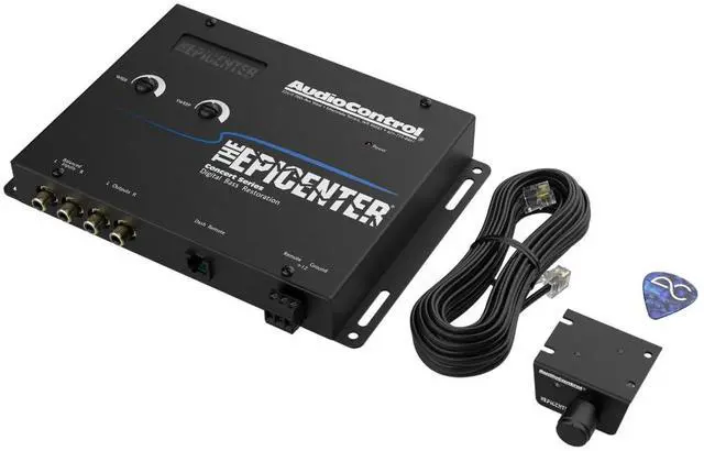 Main image of AudioControl EPICENTER Digital Bass Restoration Control Processor, Car Audio Bass Booster Enhancer with Wired Remote Control (Black)