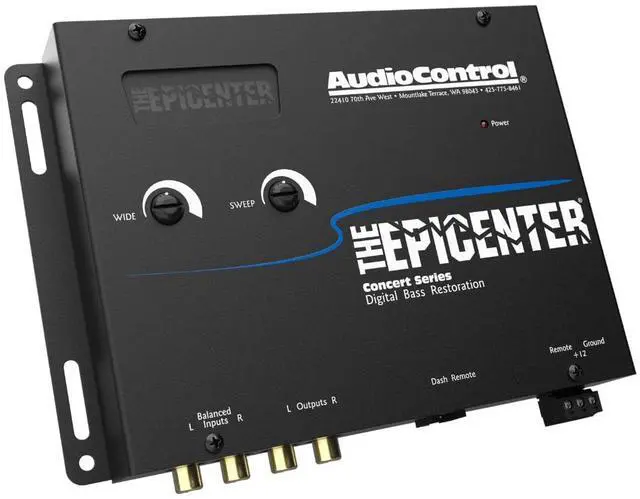 Alt view image 3 of 5 - AudioControl EPICENTER Digital Bass Restoration Control Processor, Car Audio Bass Booster Enhancer with Wired Remote Control (Black)