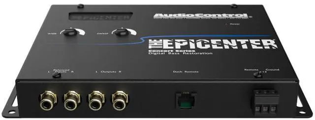Alt view image 5 of 5 - AudioControl EPICENTER Digital Bass Restoration Control Processor, Car Audio Bass Booster Enhancer with Wired Remote Control (Black)