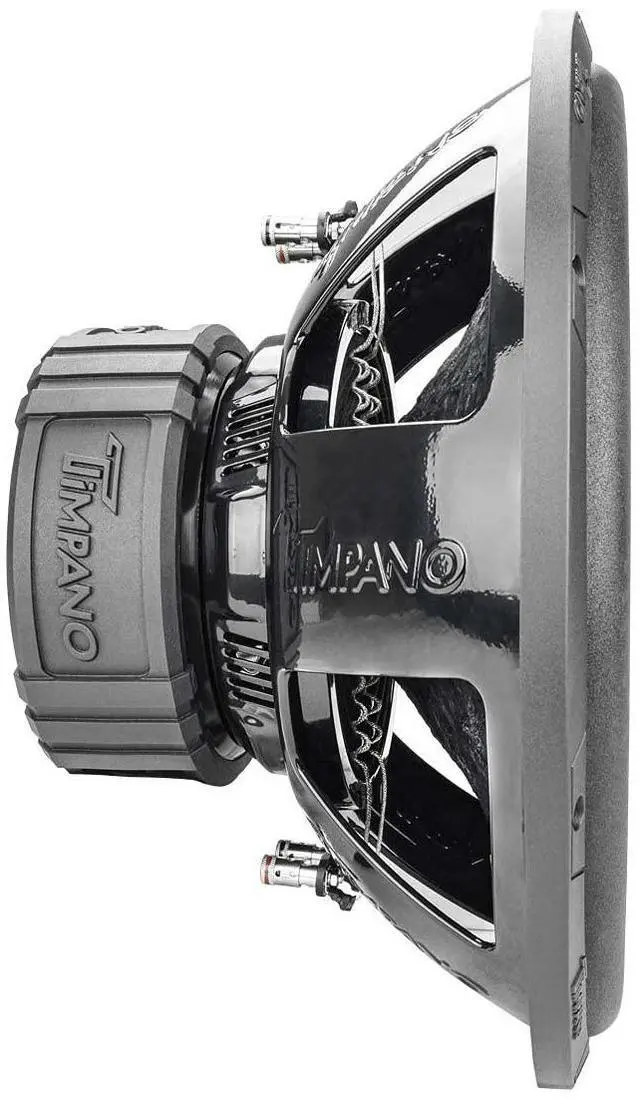 Alt view image 5 of 5 - Timpano 15 Inch Subwoofer D4 1600 Watts Max Power Dual 4 Ohm, 15 Subwoofer Speaker 16 mm Xmax, TPT-T1500-15 D4, 2.6 in Voice Coil, Double Stacked Magnet Sub Woofer for Car Audio Systems (Single)