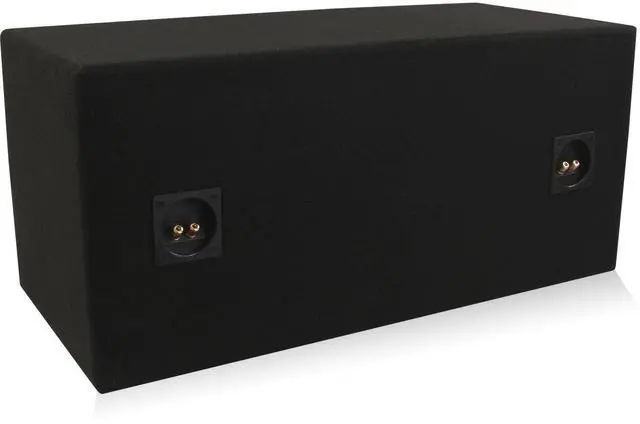 Alt view image 4 of 5 - BELVA BBX210BK Dual 10-inch Car Ported Subwoofer Box 3/4-inch MDF Prelined Polyfil Includes Custom Black Baffle Title