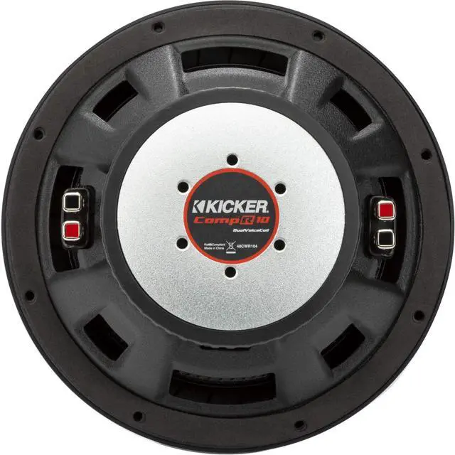 Alt view image 2 of 5 - Kicker 48CWR102 CompR 10" Subwoofer, DVC, 2-ohm