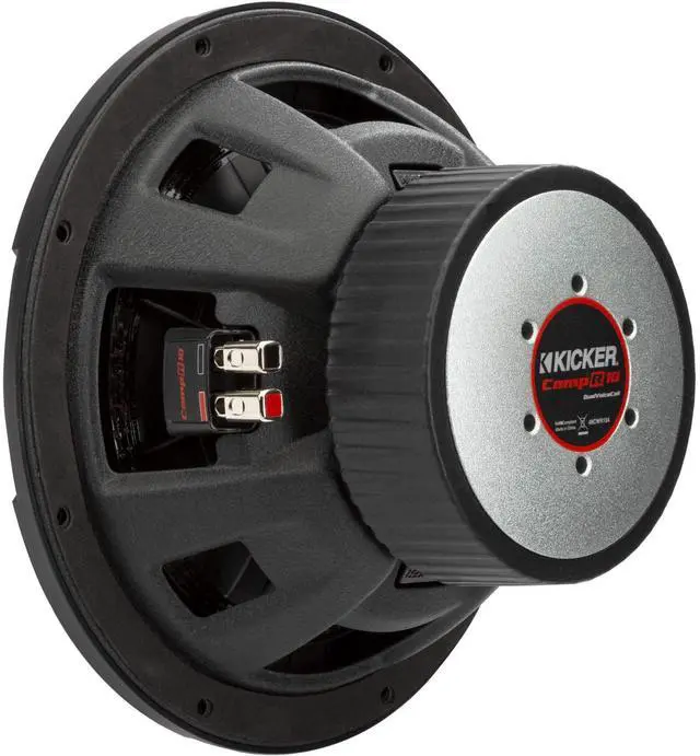 Alt view image 4 of 5 - Kicker 48CWR102 CompR 10" Subwoofer, DVC, 2-ohm