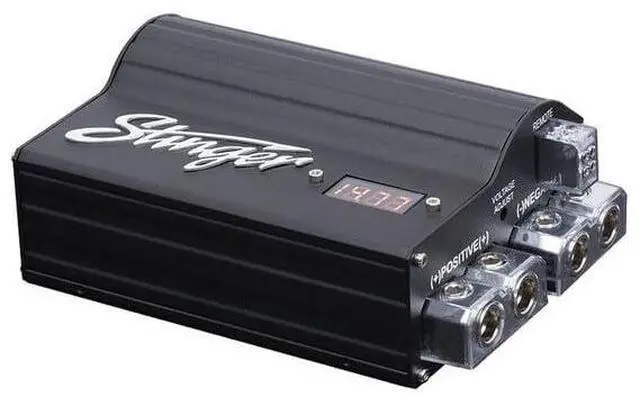 Alt view image 4 of 5 - Stinger SPC505 Pro Hybrid 5 Farad Capacitor, Black