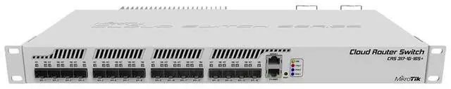 Main image of Mikrotik Cloud Router Switch CRS317-1G-16S+RM Rack-mountable manageable