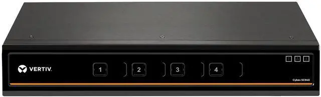 Main image of AVOCENT Cybex SC940 Secure KVM Switch - 4 Computer(s) - 1 Local User(s) - 3840 x 2160 - 2 x PS/2 Po
