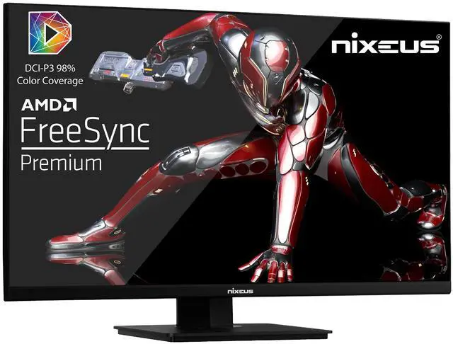 Main image of Nixeus EDG 27 Fast IPS KSF LED 2560 x 1440 AMD FreeSync Premium Certified 165Hz Gaming Monitor (NX-EDG27X), Black