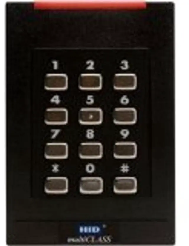 Main image of HID 921PTNNEK00000 multiCLASS SE RPK40 Multi-Technology Smart Card Reader with Keypad