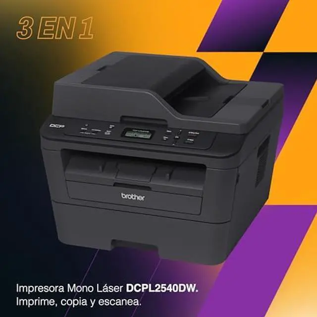 Alt view image 2 of 5 - Brother DCPL2540DW Wireless Compact Monochrome Laser Printer, Amazon Dash Replenishment Ready