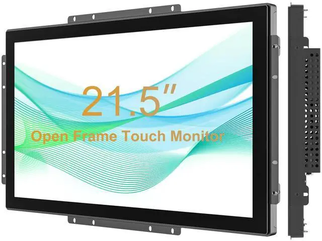 Main image of Senisway 21.5 Inch 10 Points Industrial Capacitive Touch Monitor IP65 Waterproof 1920x1080 @ 60Hz TFT LCD IK08 Open Frame Design Touch Screen Suitable for kiosks