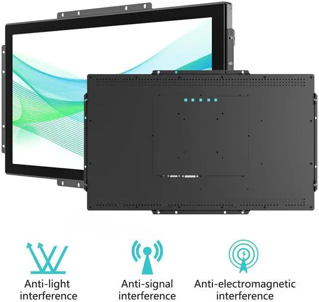 Alt view image 4 of 5 - Senisway 21.5 Inch 10 Points Industrial Capacitive Touch Monitor IP65 Waterproof 1920x1080 @ 60Hz TFT LCD IK08 Open Frame Design Touch Screen Suitable for kiosks