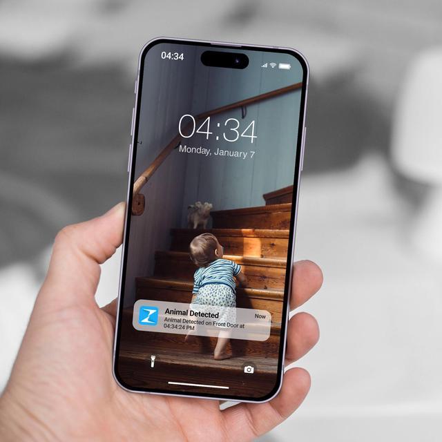 Alt view image 2 of 5 - Zmodo Mini Pro, 1080P Plug-in WiFi Security Camera, Indoor Smart Camera with AI Motion Detection, Pet Nanny Cam, Night Vision, 2-Way Audio, Phone App, Compatible with Alexa & Google Assistant.