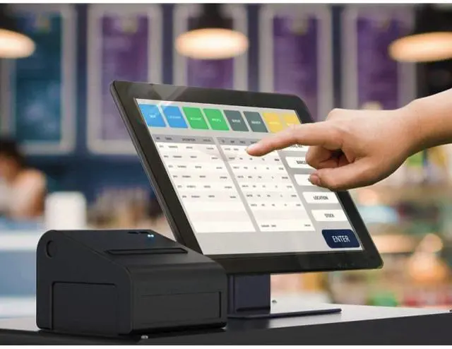 Alt view image 2 of 5 - Angel POS 17-Inch Capacitive LED Backlit Multi-Touch Monitor, True Flat Seamless Design Touchscreen, VGA