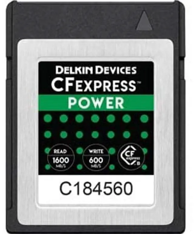 Alt view image 2 of 2 - Delkin Devices 256GB POWER CFexpress Type B Memory Card (DCFX1-256)