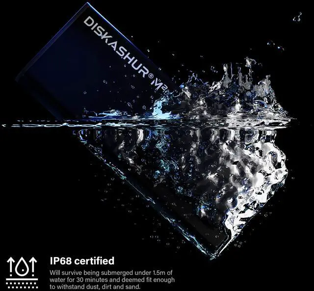 Alt view image 5 of 5 - iStorage diskAshur M2 1TB | PIN authenticated, Hardware encrypted USB 3.2 Portable SSD | Ultra-Fast | FIPS Compliant | Rugged & Portable