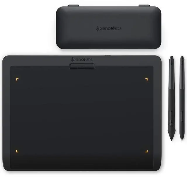 Main image of XENCELABS, Graphic Tablet Medium, Wireless Drawing Tablet with 2 Battery-Free Digital Pen, Tilt Support Stylus with 8192 Levels Pen Pressure Sensitivity, 12 Portable Drawing Pad for Win/Mac/Linux