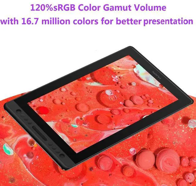 Alt view image 5 of 5 - HUION KAMVAS Pro 16 Graphics Drawing Tablet with Screen Full-Laminated Graphics Monitor with Battery-Free Stylus Tilt 8192 Pen Pressure 6 Hot Keys Touch Bar - 15.6inch Graphic Tablet for PC/MAC/Linux