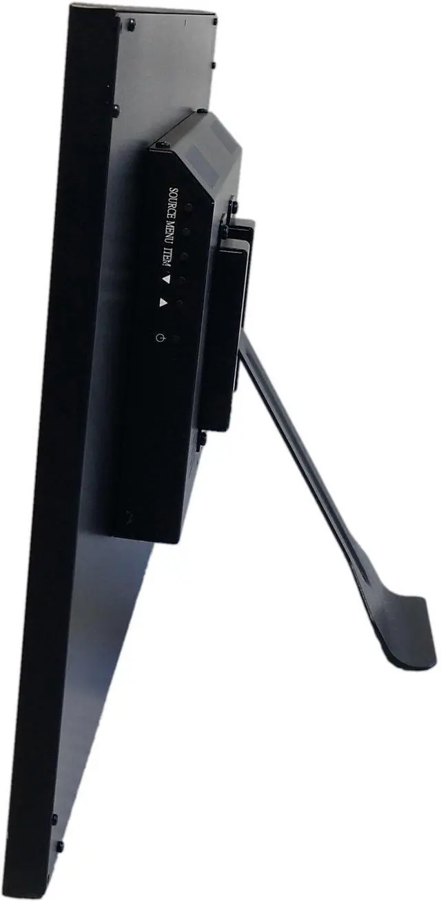 Alt view image 4 of 5 - ViewEra V215HBM TFT LCD Security Monitor 21.5" Screen Size, VGA, 2X HDMI in, 1x USB in, 1x BNC in, Resolution 1920 x 1080, Brightness 250, Contrast Ratio 1000:1, Response Time 5ms, Built-in Speaker