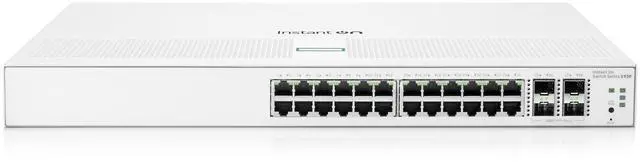 Main image of HPE Networking Instant On Switch Series 1930 24-Port Gb Smart-Managed Layer 2+ Ethernet Switch | 24x 1G | 4X SFP+ | US Cord (JL682A#ABA)