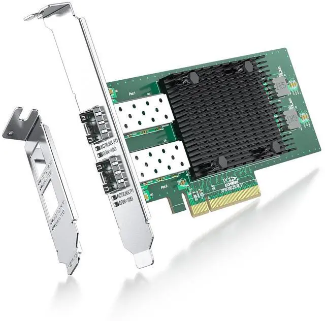 Main image of ipolex 10Gb Network Card Intel X710-DA2 Ethernet Card SFP+ PCIe NIC, Dual SFP+ Port, Intel X710-BM2 Controller, PCI Express 3.0, PCI-E Ethernet LAN Adapter Support Windows Server/Linux/VMware