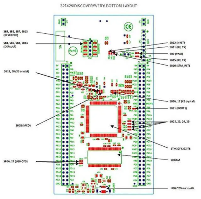 Alt view image 4 of 5 - 32F429IDISCOVERY STM32F429I-DISC1 STM32F4 Discovery Kit STM32F429 STM32F429ZIT6 MCU Discovery Development Board Embedded Debugger @XYGStudy