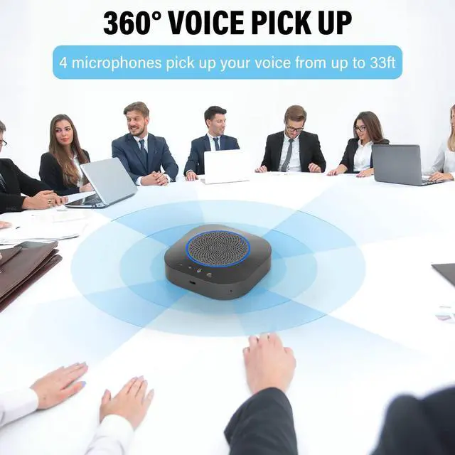 Alt view image 3 of 5 - ANSTEN Bluetooth Speakerphone & USB Microphone