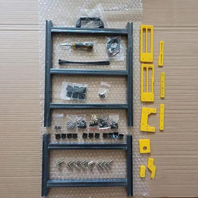 Alt view image 4 of 5 - ATX PC Test Bench Handle Carrying Computer Water Cooling Open Frame Overclock Air Case HTPC Support Graphics Card(Black Yellow)