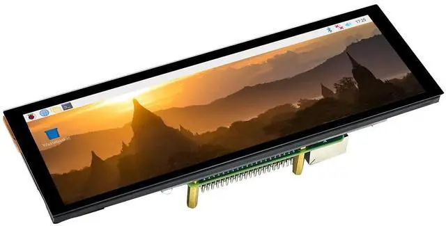 Main image of waveshare 7.9inch Capacitive Touch Screen LCD Compatible with Raspberry Pi 5/4B/3B+/3A+/2B/B+/A+/Zero/Zero W/WH/Zero 2W CM3+/4 400×1280 Resolution HDMI IPS Supports Jetson Nano/Windows