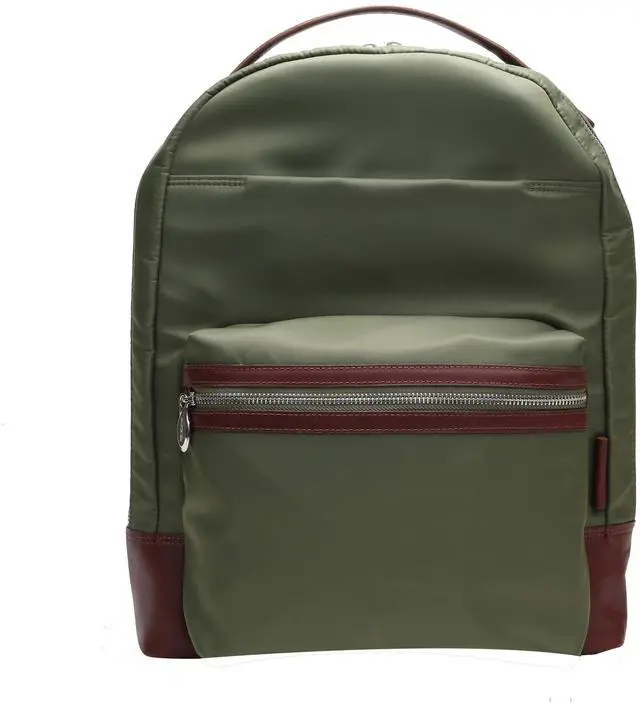 Alt view image 4 of 5 - McKLEIN 15" Nylon Dual Compartment Laptop Backpack- PARKER- Green