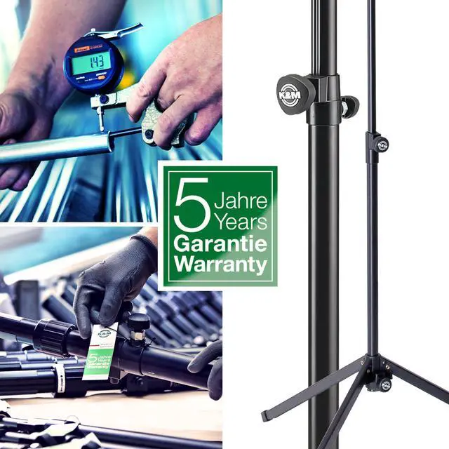 Alt view image 3 of 5 - K&M - Konig & Meyer 19796.000.55 - Mini Tablet/iPad Holder for Microphone Stand - Switch from Landscape to Portrait - Professional Grade for Musicians - Studio or Remote Home Use - German Made - Black