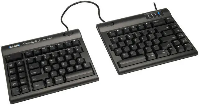 Main image of KINESIS Freestyle2 USB Keyboard for Mac (9" Standard Separation), Black