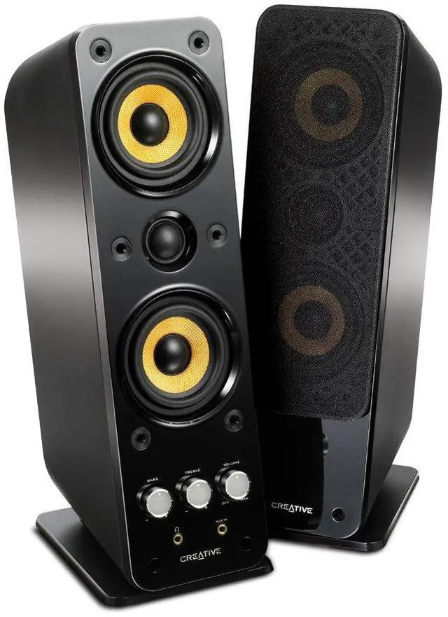 Alt view image 2 of 5 - Creative GigaWorks T40 Series II 2.0 Multimedia Speaker System with BasXPort Technology, Black