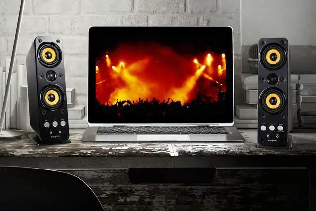 Alt view image 5 of 5 - Creative GigaWorks T40 Series II 2.0 Multimedia Speaker System with BasXPort Technology, Black