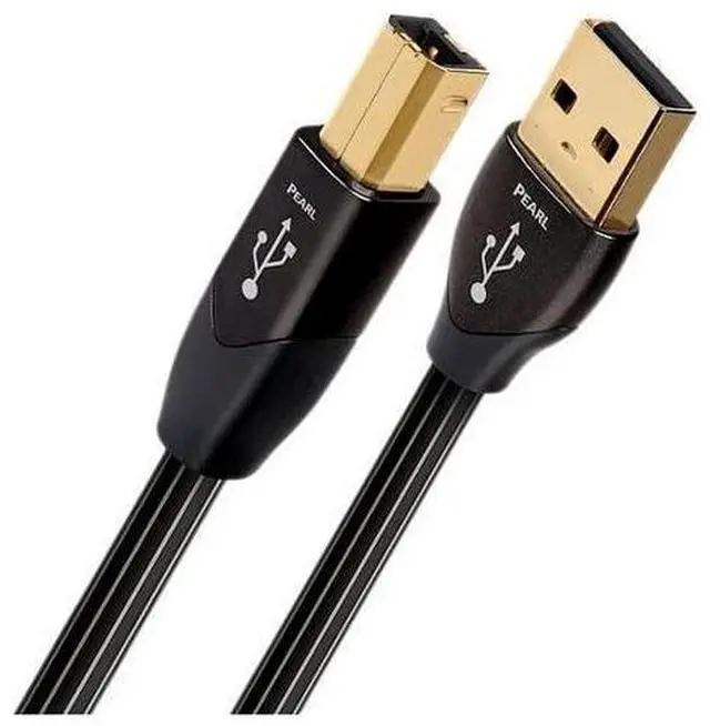 Main image of AudioQuest USB 2.0 Type A Type B USB 2.0 Male to Male Cable Black 5 Meters